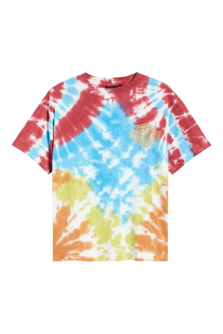 Loud Tie Dye Graphic T-Shirt, Alternate, color, TIE DYE