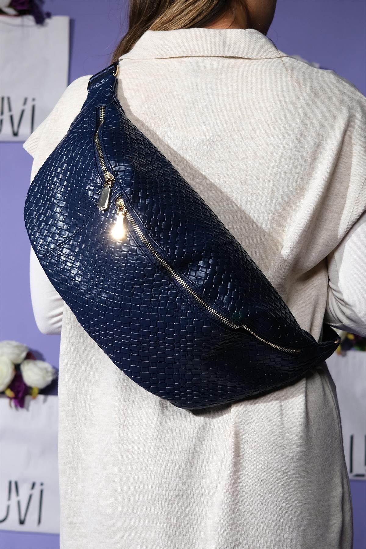 Venta Waist Bag, Alternate, color, Navy