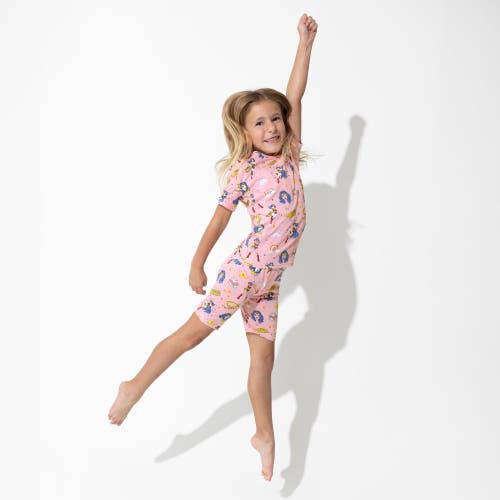 Bellabu Bear Wonder Woman Kids 2-piece Short Sleeve & Shorts Pajama Set In Wonder Woman
