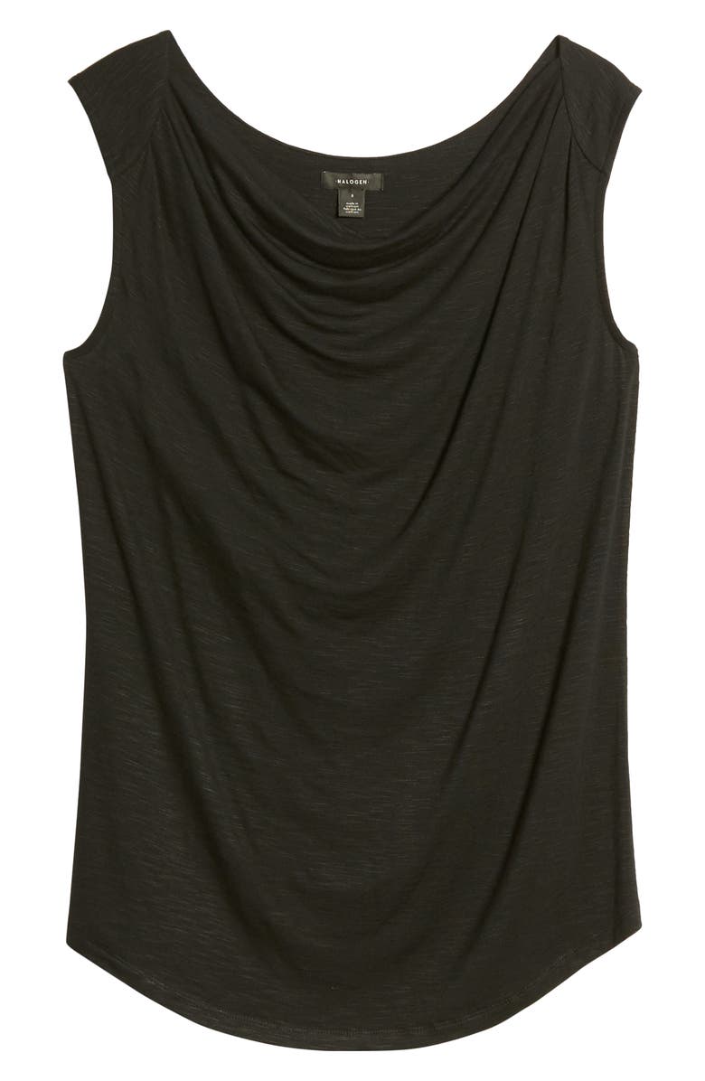Halogen<sup>®</sup> Drape Front Sleeveless Knit Top, Alternate, color,