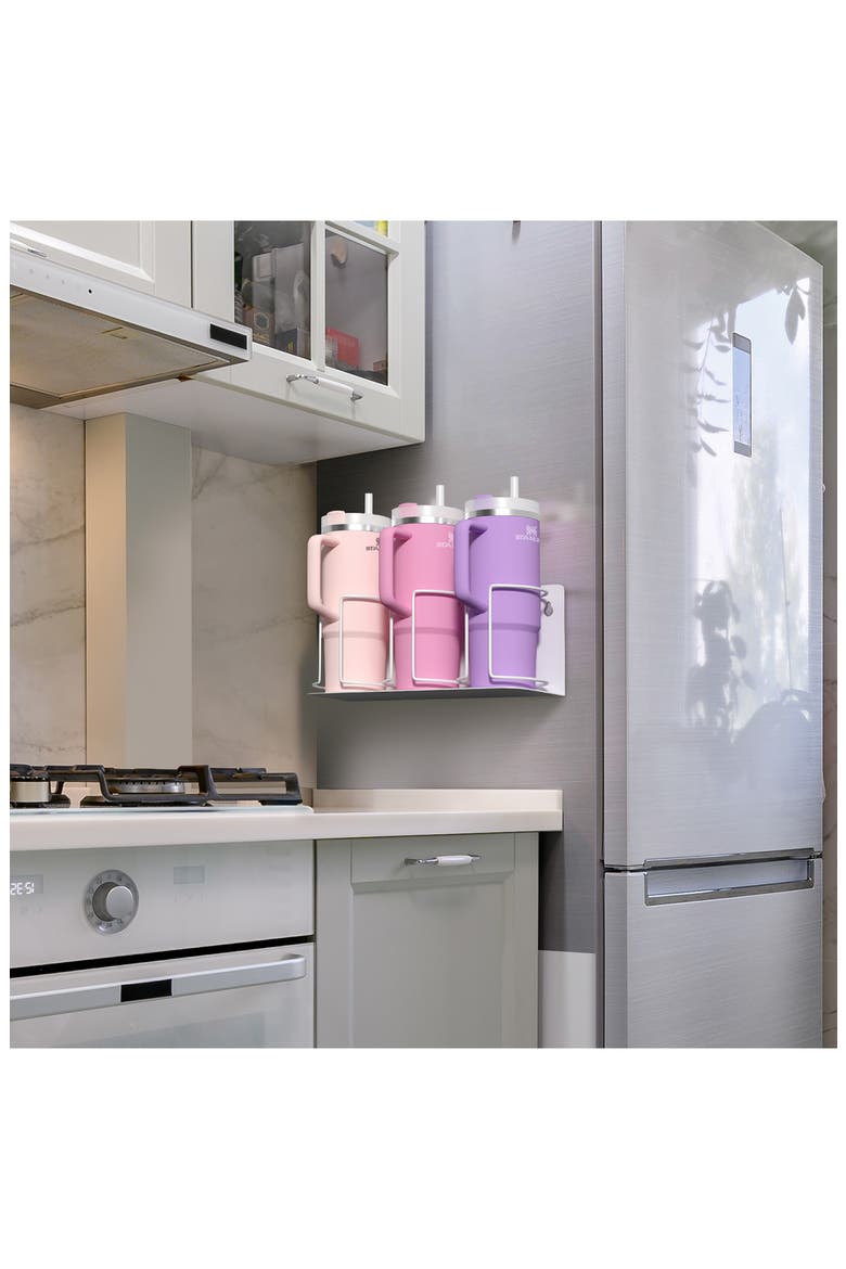 Tumbler Organizer, Alternate, color, WHITE