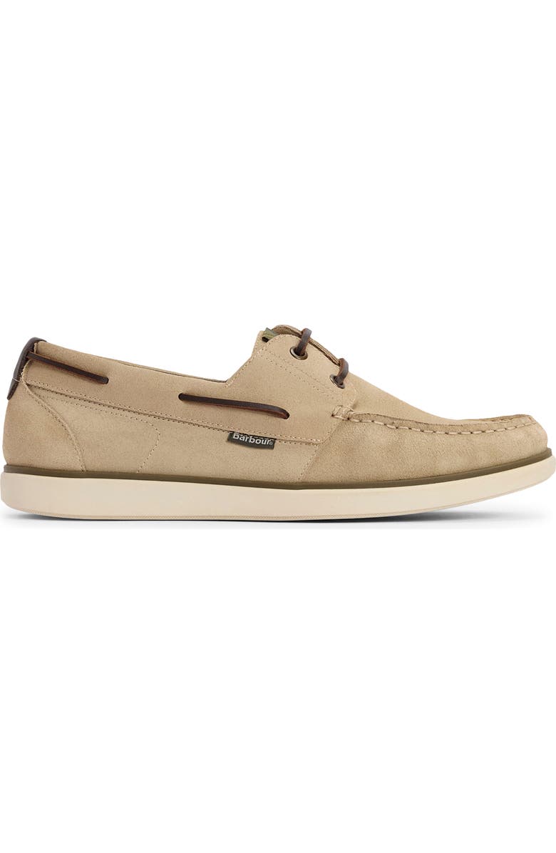 Barbour Rothley Boat Shoe, Main, color, Taupe Suede