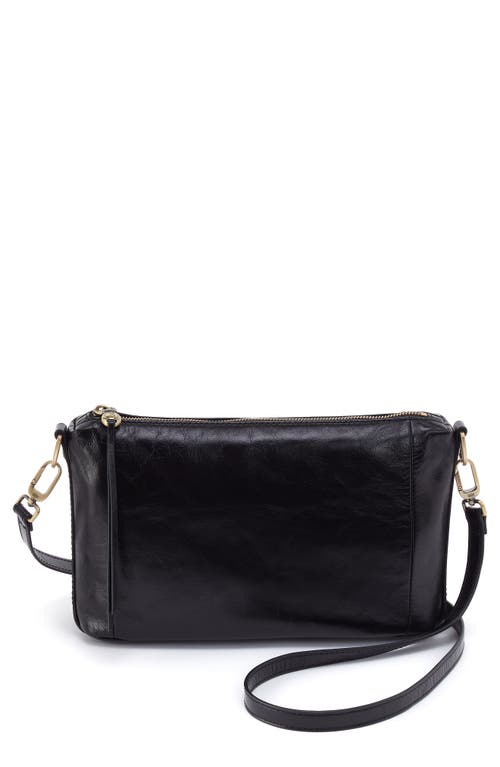 HOBO Darcy Carryall Leather Crossbody Bag in Black at Nordstrom