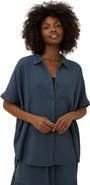 Pact Organic Cotton Coastal Double Gauze Oversized Shirt