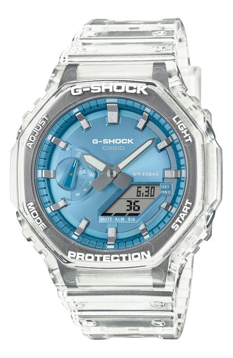 Analog-Digital GA2100 Resin Strap Watch, 48.5mm