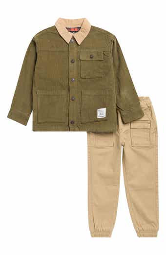 Kids' Corduroy Jacket & Jogger Pants Set