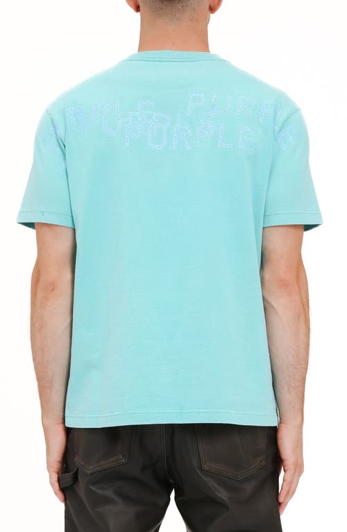 Purple Brand Heavyweight Cotton Jersey T-shirt In Green