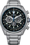 Citizen Eco Drive Chronograph Stainless Steel Bracelet Watch, 44mm