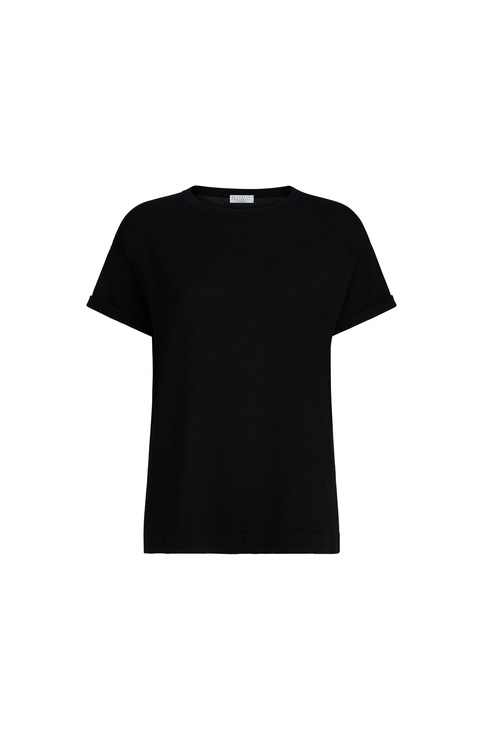 Cashmere and silk lightweight sweater