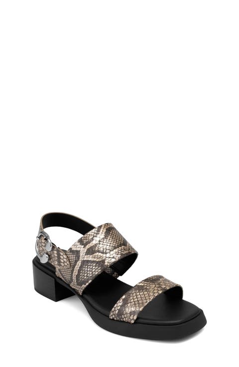 Dove Low Heeled Sandal - Wide Width Available (Women)