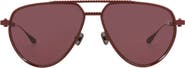 Valentino V-Stud II 59mm Aviator Sunglasses