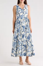 Ted Baker Sleeveless V-Neck Maxi Dress