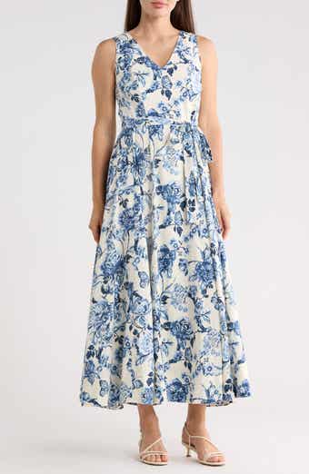 Ted Baker Sleeveless V-Neck Maxi Dress