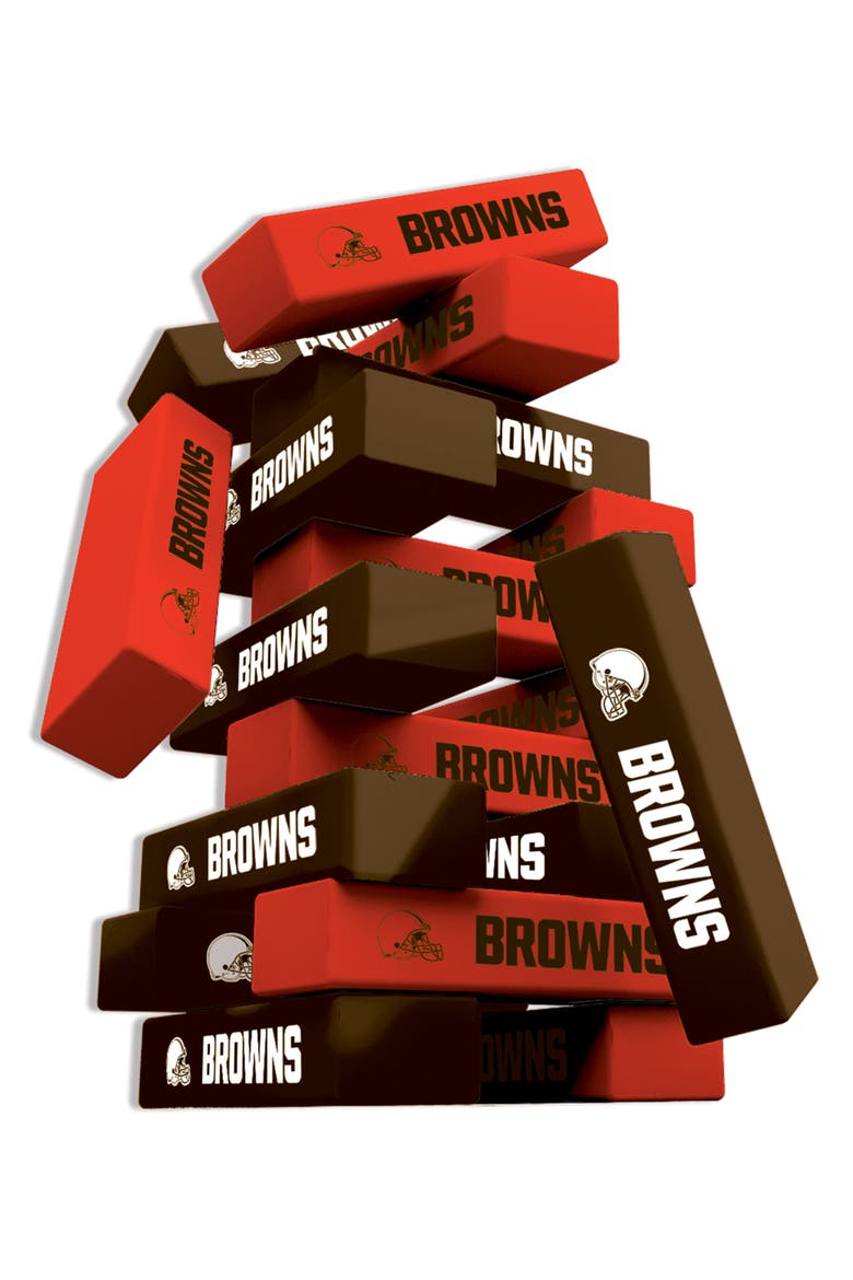 Cleveland Browns Tumble Tower, Alternate, color, Multicolor