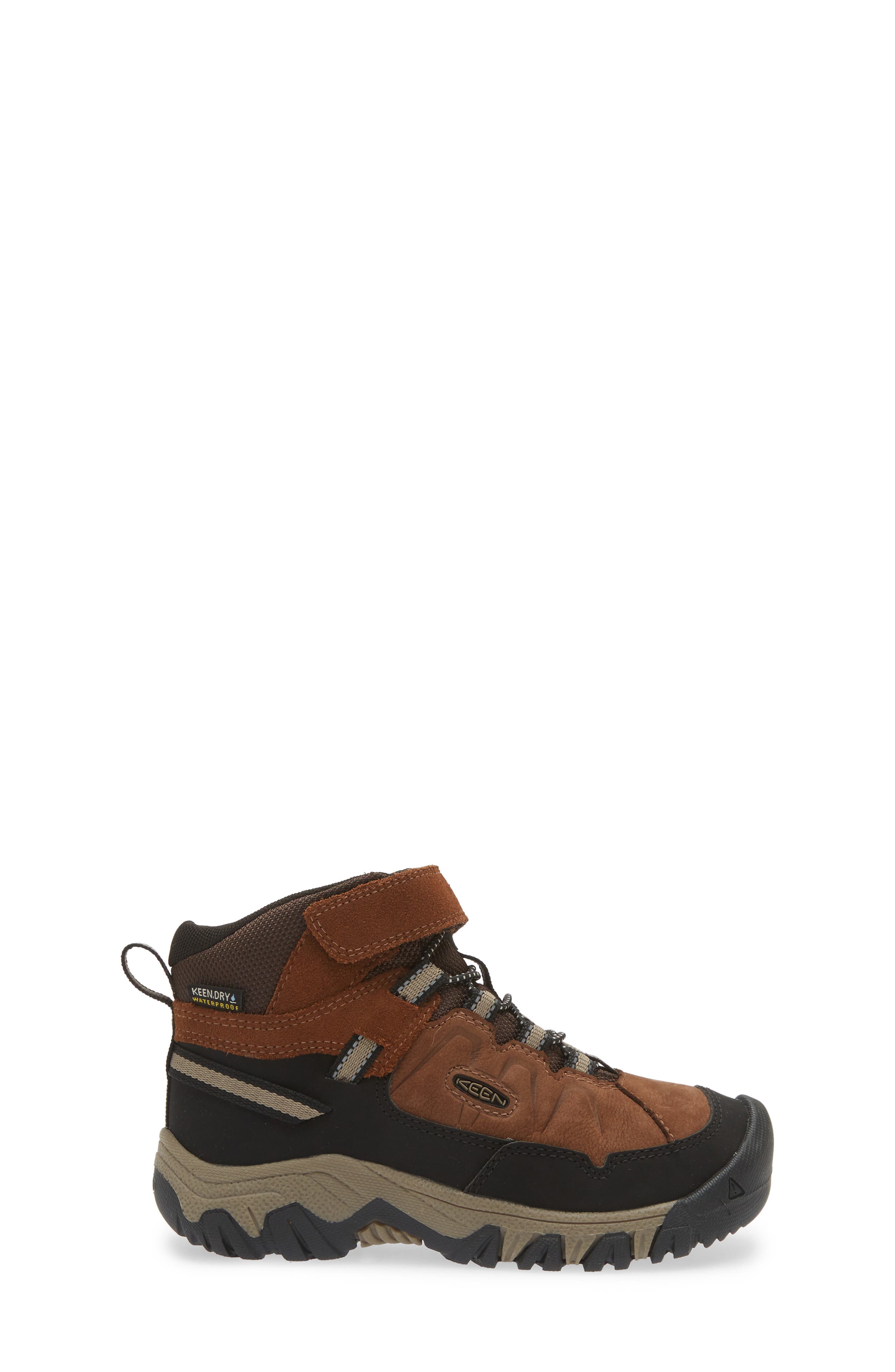 Kids' Targhee IV Mid Waterproof Hiking Shoe, Alternate, color, BISON/BRINDLE