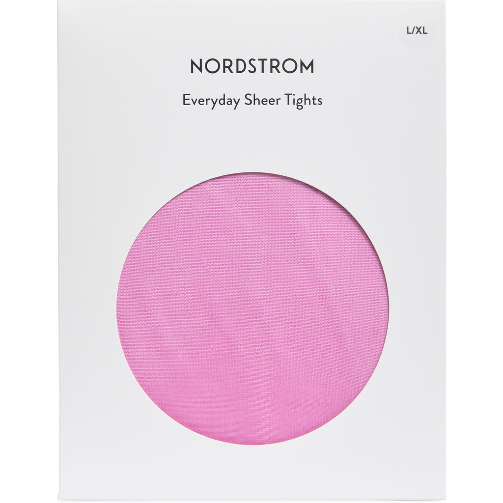Nordstrom Everyday Sheer Tights In Pink Wild Aster
