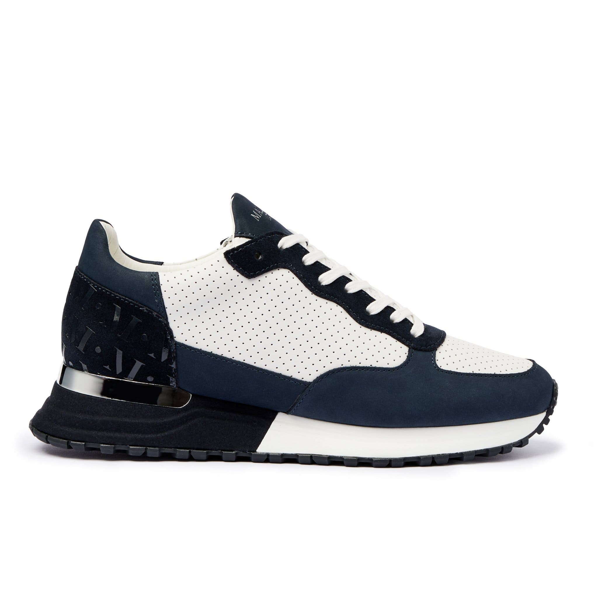 MALLET Popham Perforated Sneakers, Alternate, color, Dark Navy