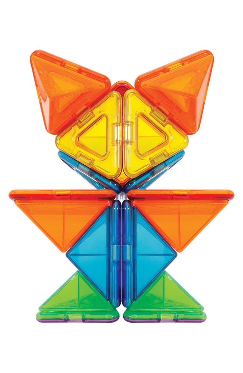 Magformers Pop-Up Box 28-Piece Magnetic 3D Construction Set, Alternate, color,