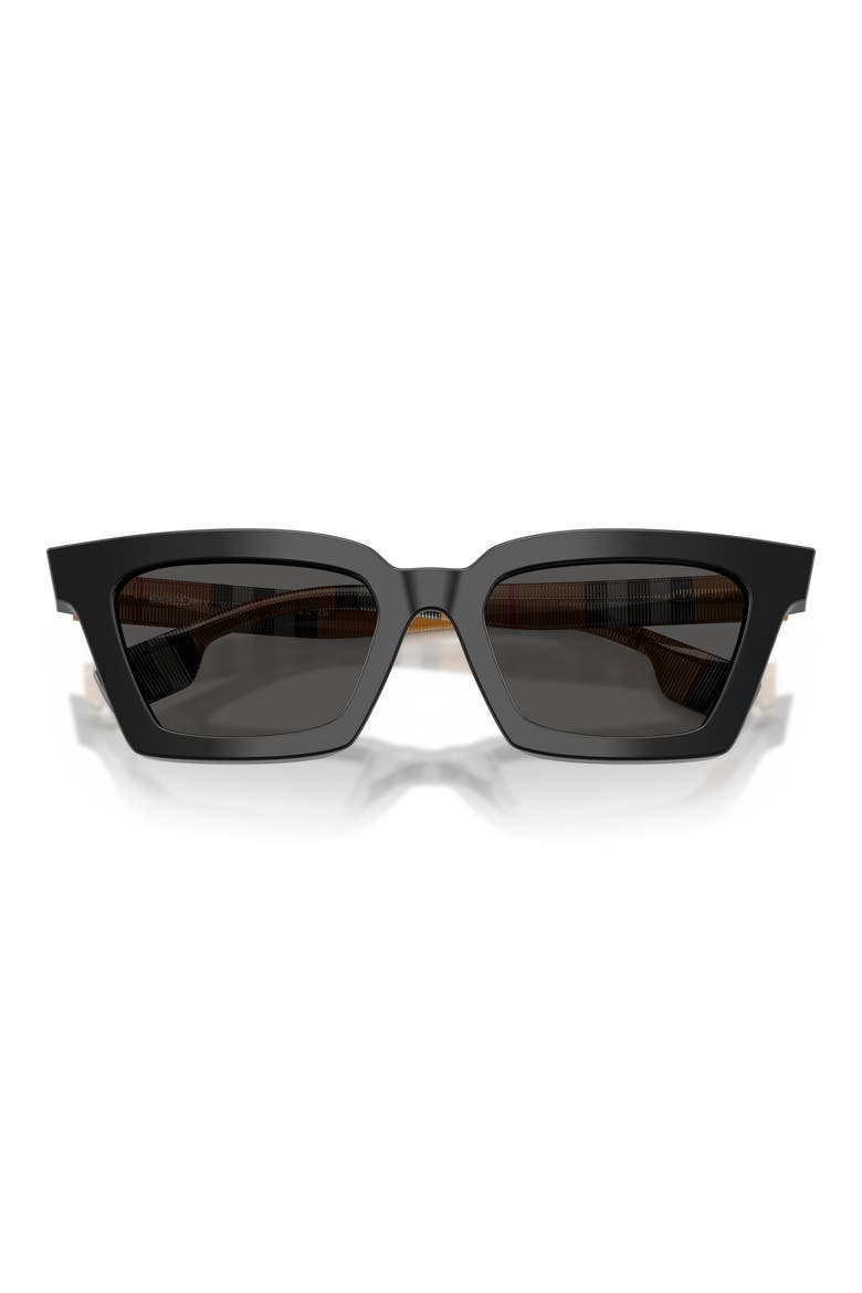 Briar 52mm Cat Eye Sunglasses, Alternate, color, BLACK / DARK GREY