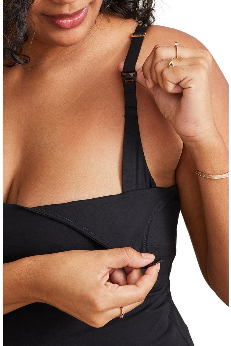 The Nursing Tank, Alternate, color, BLACK