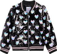 BECCA Kids' Sequin Embellished Bomber Jacket