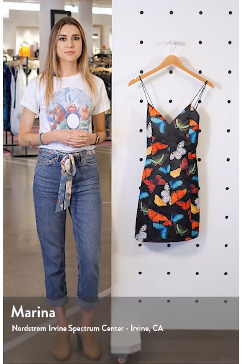 Tayla Butterfly Print Minidress video