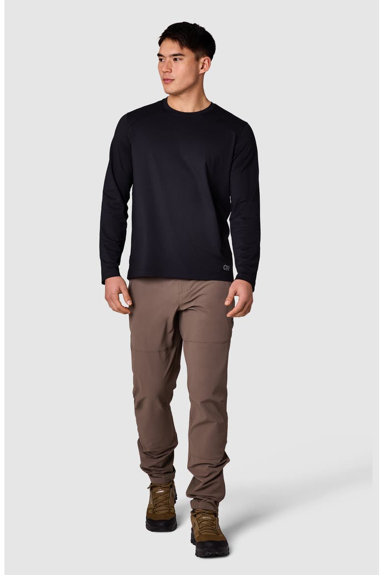 Vigor LT Crewneck Sweatshirt, Alternate, color, BLACK