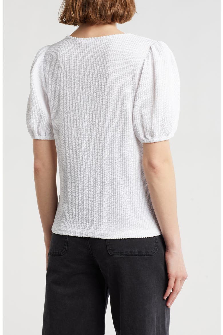 Rib Textured T-Shirt, Alternate, color, NEW WHITE