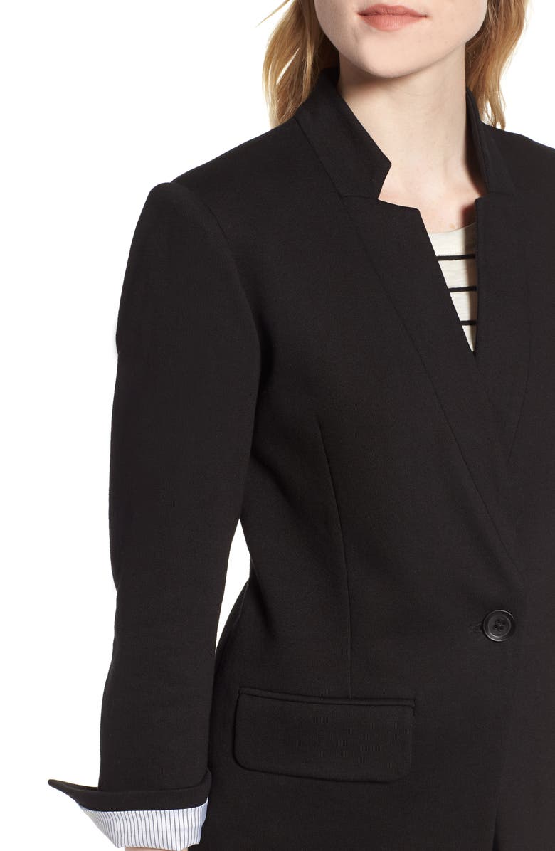 Olivia Moon Cotton Blend Knit Blazer, Alternate, color,
