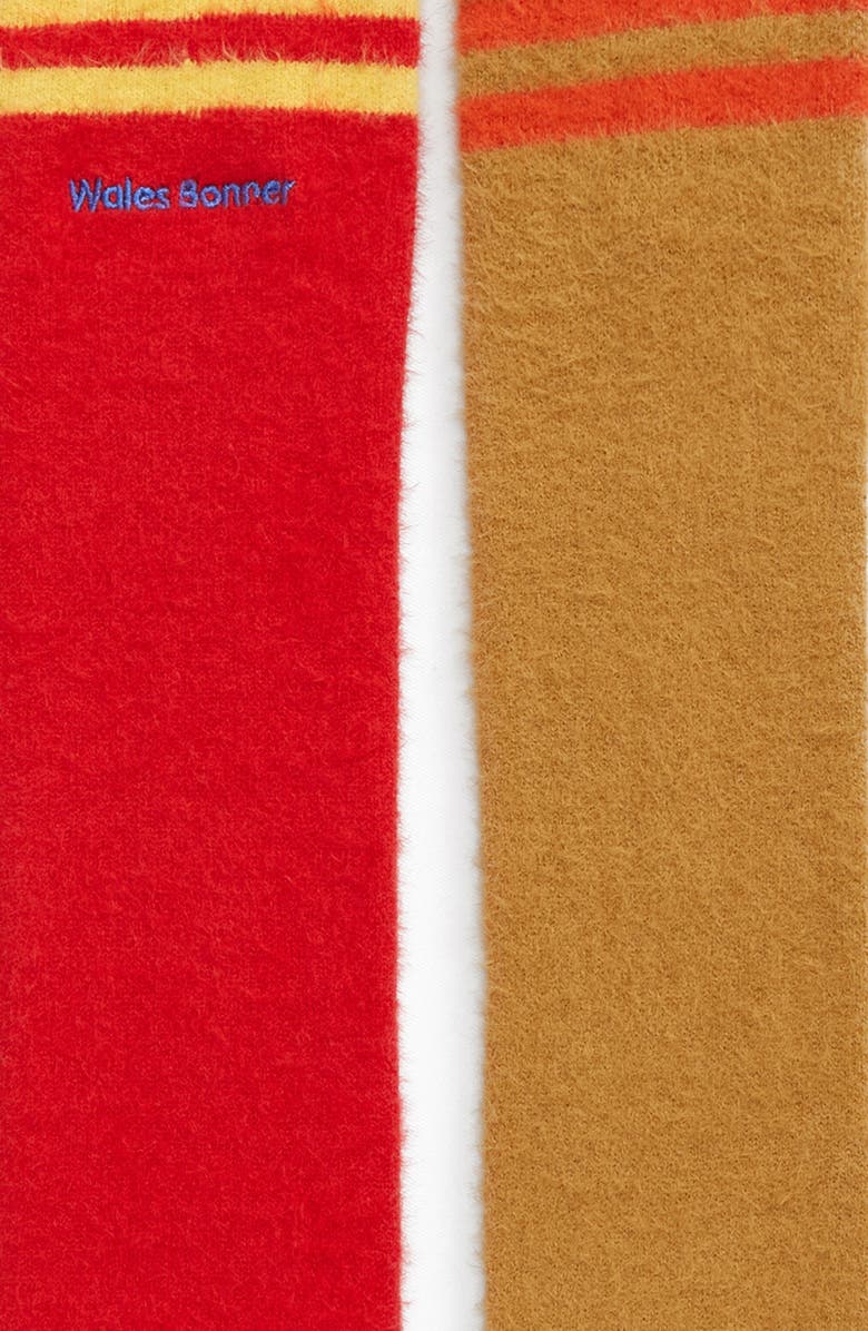 ADIDAS X WALES BONNER 2-Pack Logo Fuzzy Knee Socks, Alternate, color, 