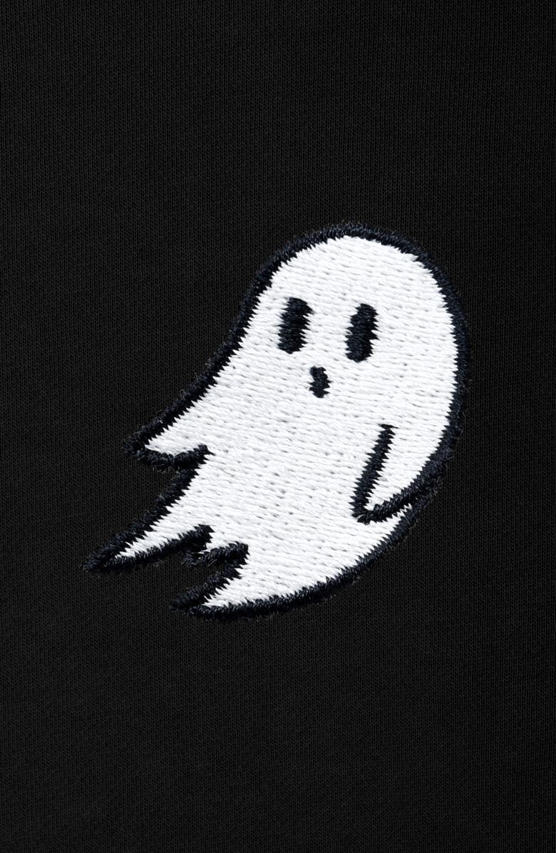 Dalix Mens Ghost Heavyweight Relaxed Sweatshirt, Alternate, color, Black