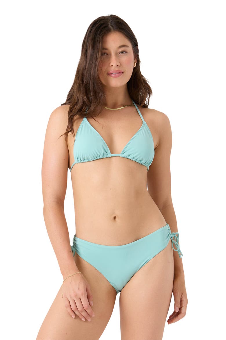 Classic Triangle Bikini Top, Alternate, color, AQ1