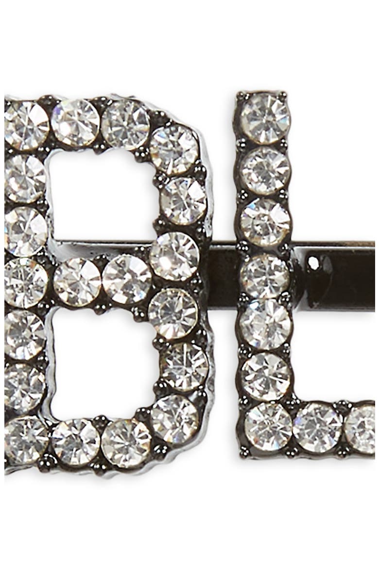 Jet Black Hair Clip, Alternate, color, CLEAR