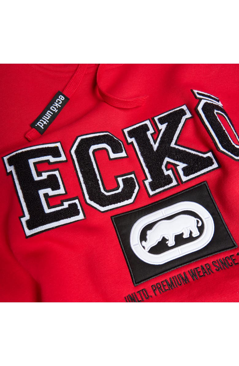 ECKO The Classic ECKO Fleece Hoodie, Alternate, color, True Red