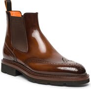 Santoni Kalama Wingtip Chelsea Boot