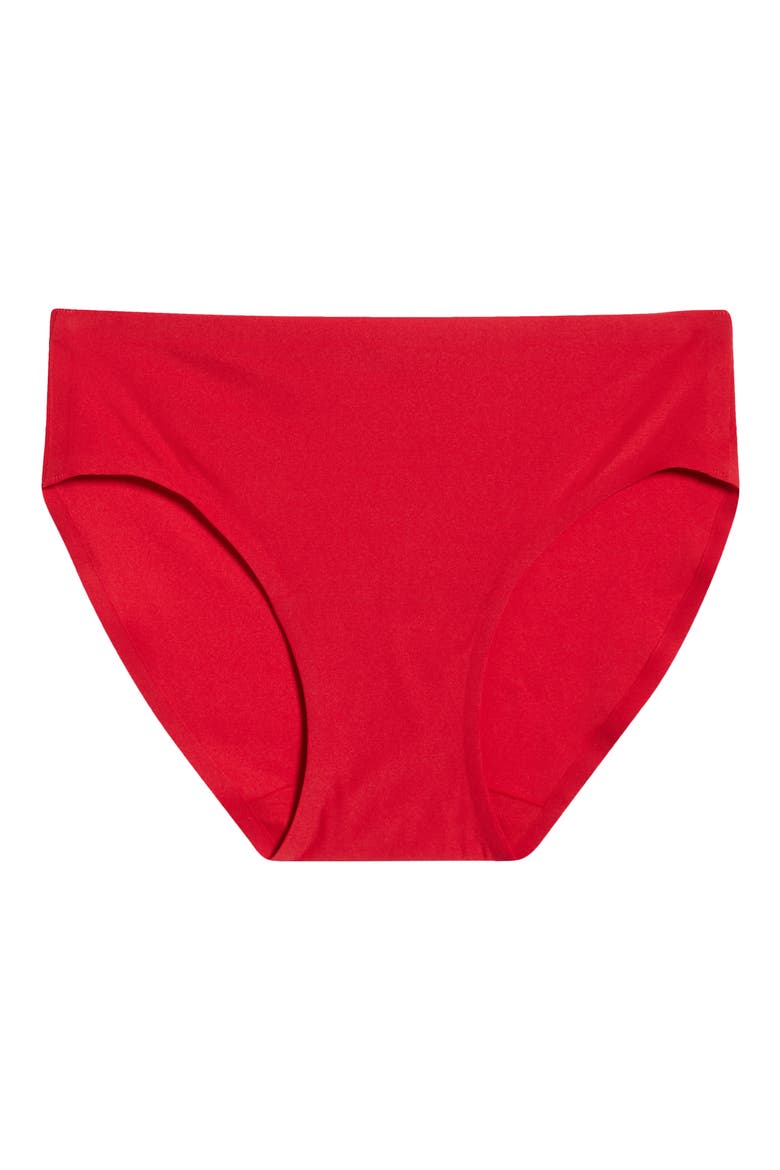 Soft Stretch Bikini, Alternate, color, POPPY RED