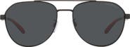 Emporio Armani 59mm Pilot Sunglasses