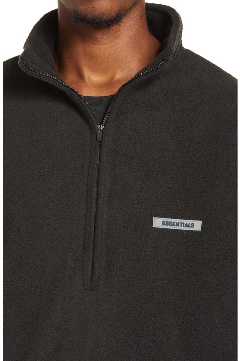 Half Zip Fleece Pullover, Alternate, color, STRETCH LIMO