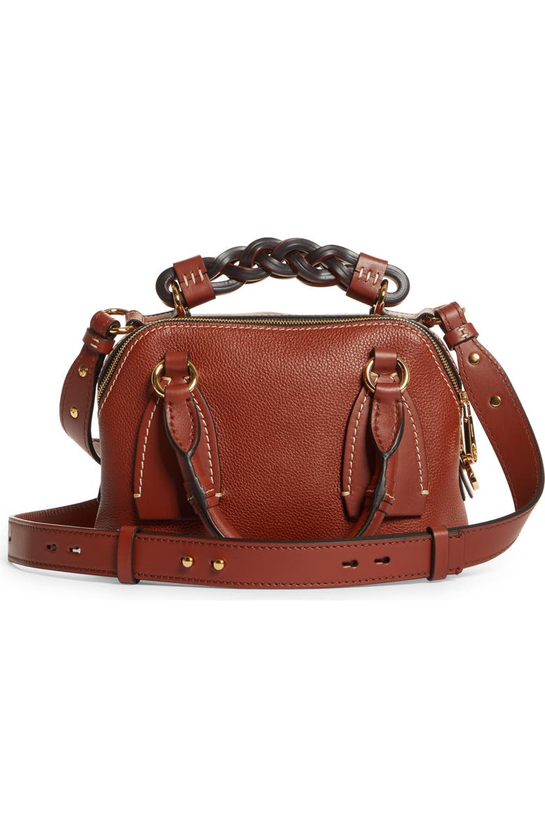 Chloé Small Daria Leather Top Handle Bag, Alternate, color,