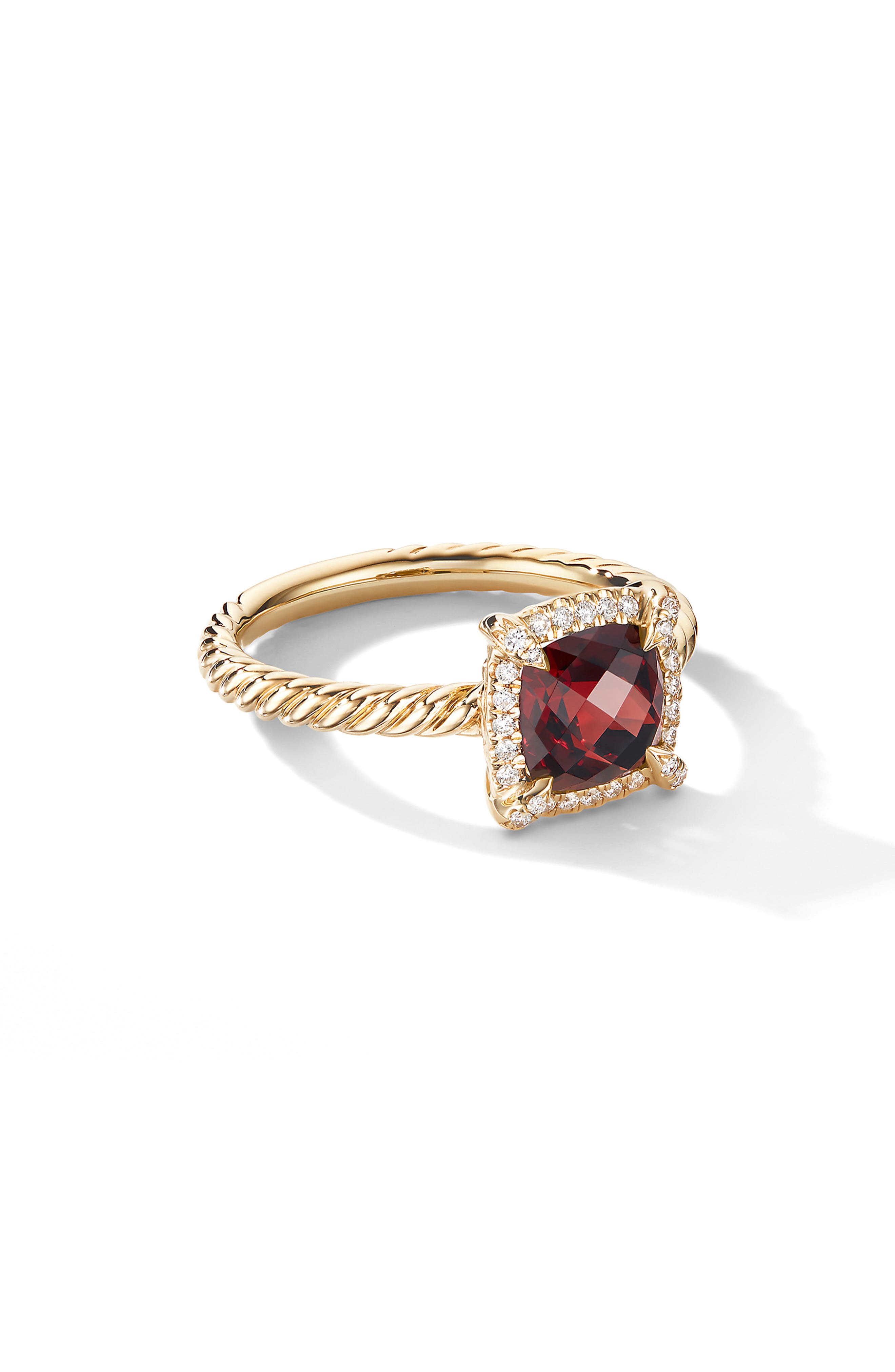 YELLOW GOLD/ GARNET