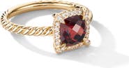 David Yurman Petite Chatelaine® Pavé Bezel Ring