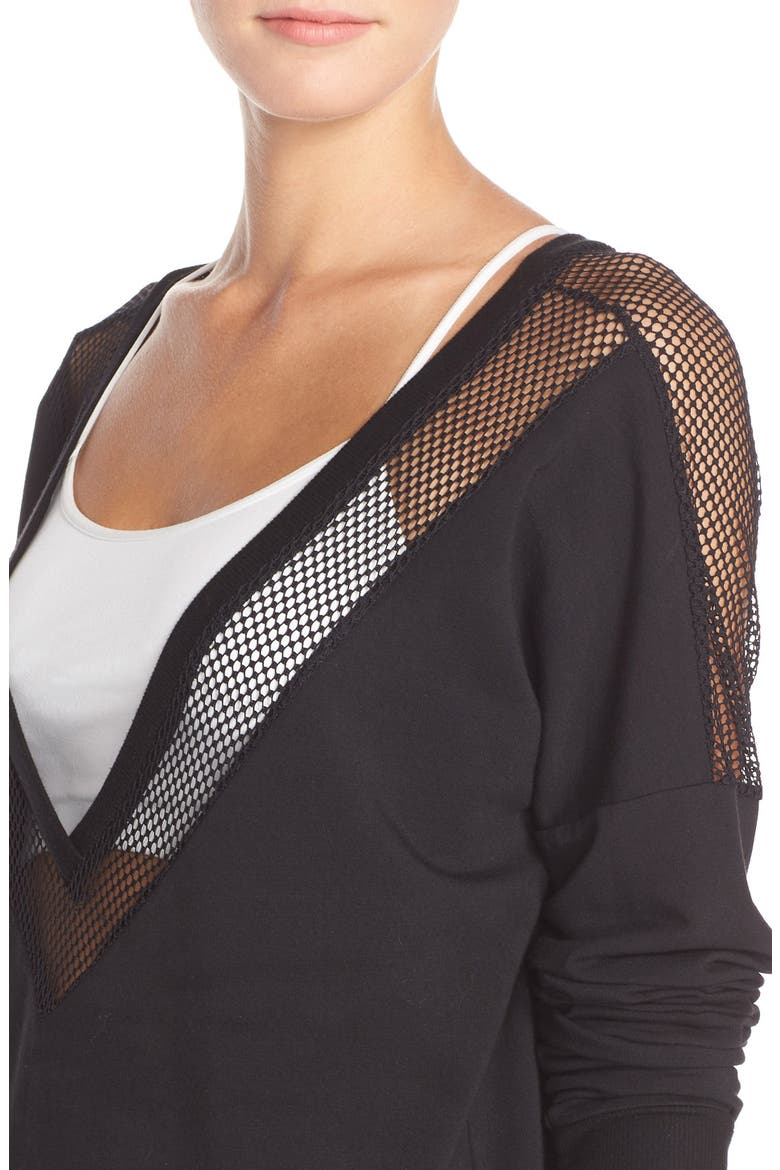'Adrian' Pullover, Alternate, color, BLACK