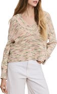Veronica Beard Anola Space Dye Cotton Sweater