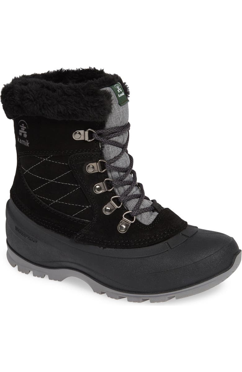 Kamik Snovalley1 Waterproof Thinsulate<sup>®</sup> Insulated Snow Boot, Main, color,
