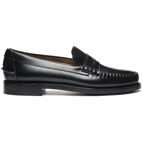 Sebago Man Loafers Burgundy Size 9 Soft Leather In Black