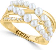 EFFY Freshwater Pearl & Diamond Ring