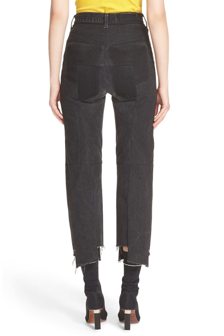 Retooled Moto Jeans, Alternate, color, BLACK