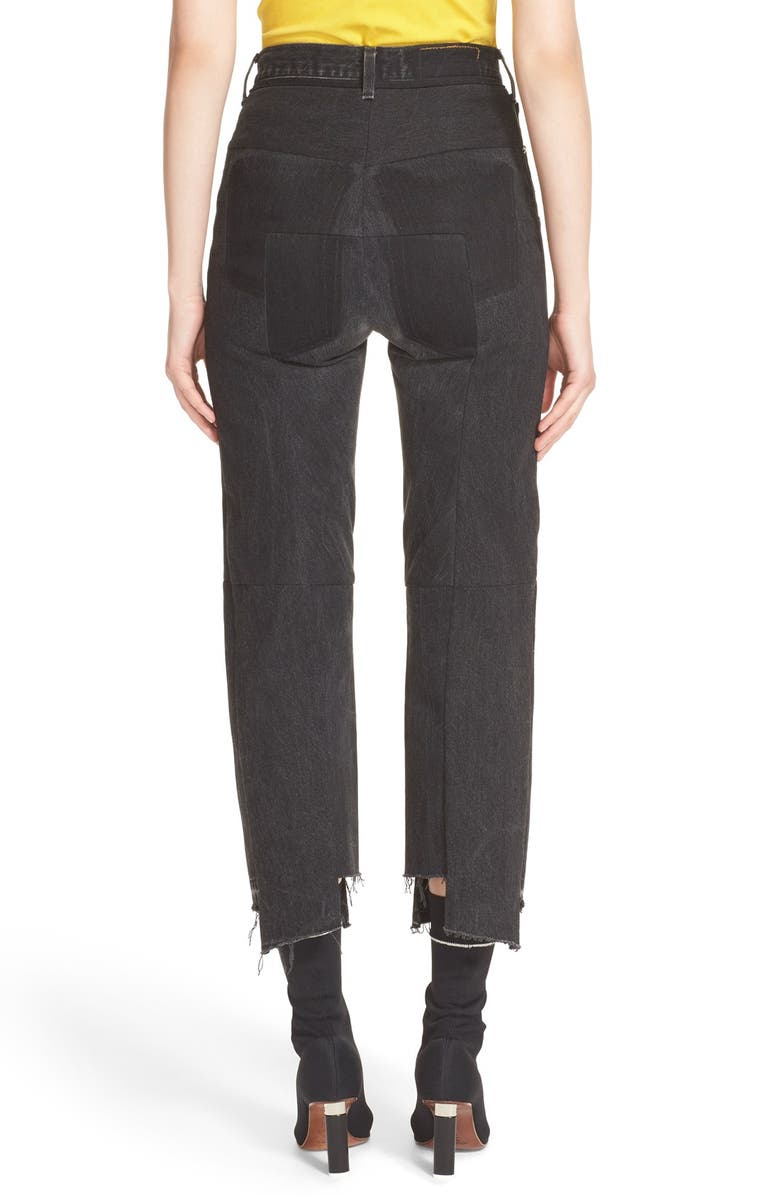 VETEMENTS Retooled Moto Jeans, Alternate, color, 