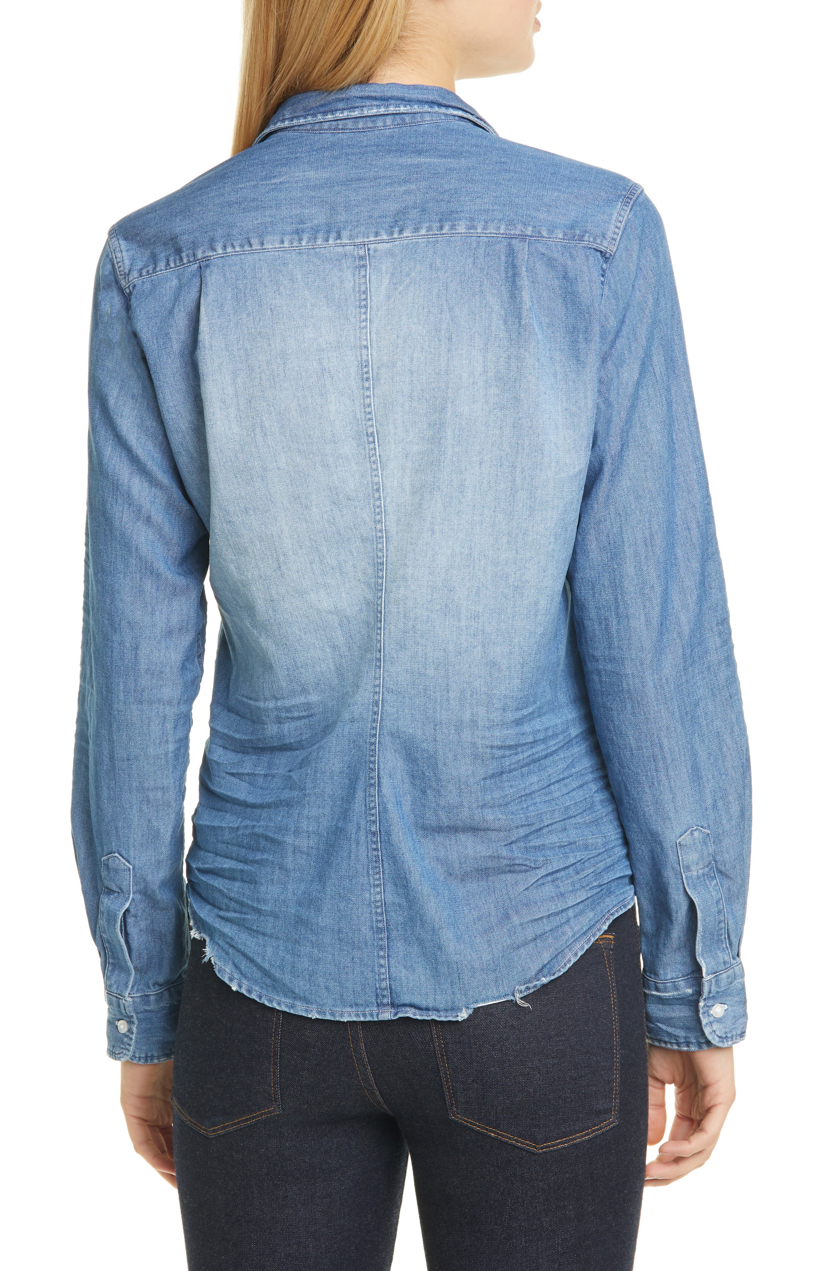 Barry Denim Button-Up Shirt - image 2