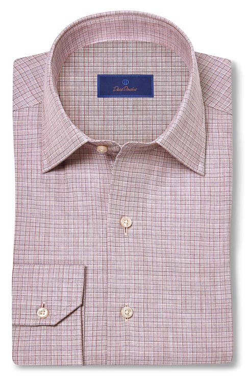Cotton & Cashmere Check Sport Shirt